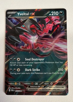 Yveltal ex, graded 9.0