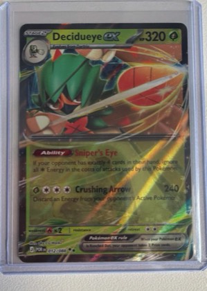Decidueye ex - 012/088 graded 9