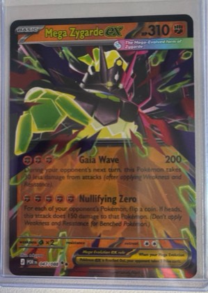 Mega Zygarde ex, graded 9.0