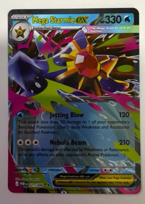 Mega Starmie ex, graded 9.0
