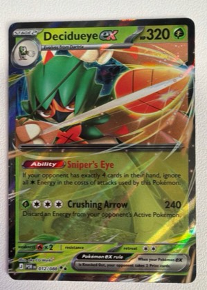 Decidueye ex, graded 9.0