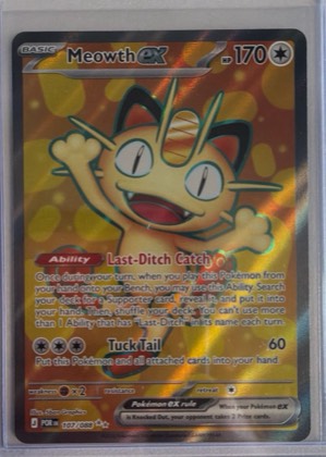 Meowth ex, graded 9.0