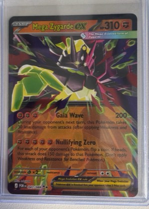 Mega Zygarde ex, graded 9.0