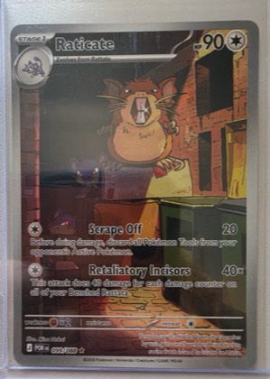 Raticate, graded 9.0
