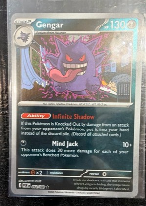 Gengar, graded 9.0