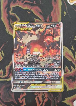 Reshiram & Charizard GX, graded 9.0