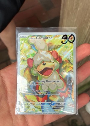 Hisuian Growlithe, graded 2.5