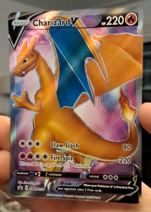 Charizard V (Secret) graded 8