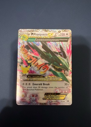 M Rayquaza EX, graded 8.0