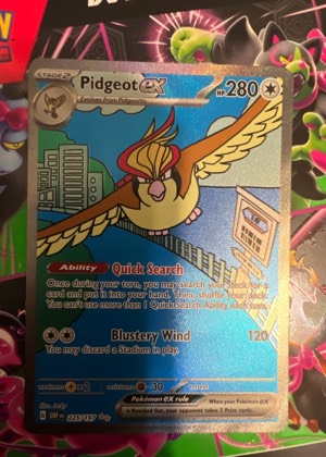 Pidgeot ex, graded 9.0