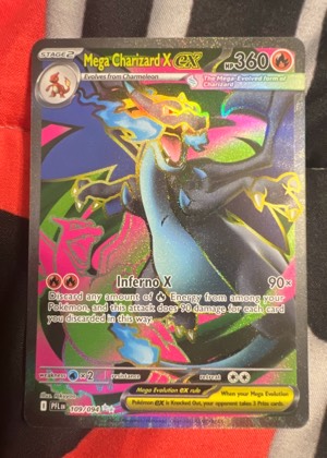 Mega Charizard X ex - 109/094 graded 8.5