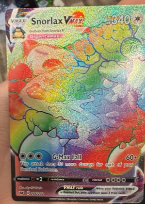 Snorlax VMAX (Secret), graded 9.0