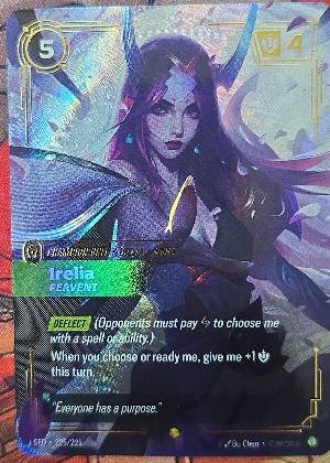 Irelia, Fervent (Overnumbered), graded 9.0