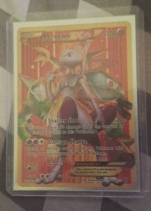 Mewtwo EX (164 Secret Full Art), graded 7.5