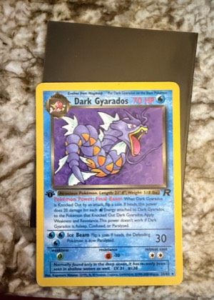 Dark Gyarados (25), graded 7.5