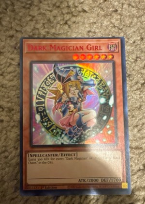 Dark Magician Girl, graded 8.5