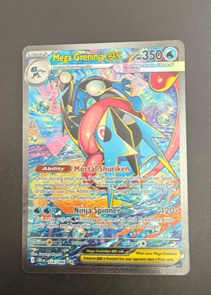 Mega Greninja ex, graded 9.0