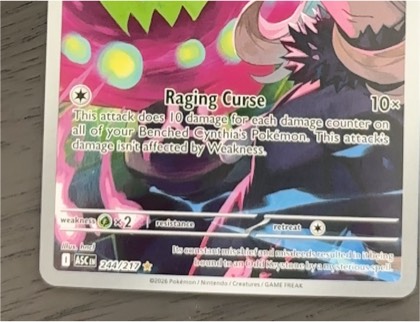 Cynthia's Spiritomb, graded 9.5