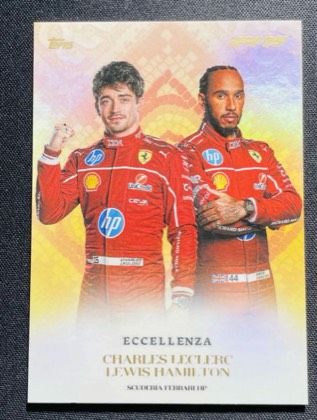 Charles Leclerc / Lewis Hamilton, graded 9.5