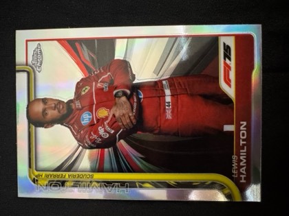 2025 Topps Chrome Formula 1 #4 Lewis Hamilton, graded 9.0