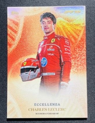 2025 Topps Eccellenza Formula 1 Racing Charles Leclerc, graded 9.0