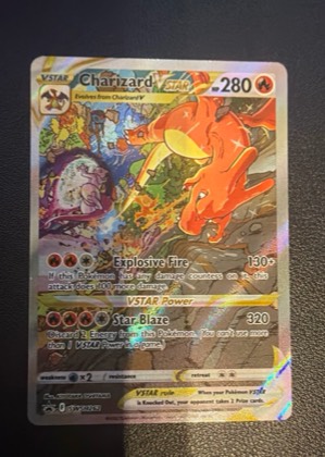 Charizard VSTAR, graded 9.0