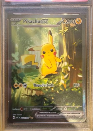 Pikachu ex, graded 9.0