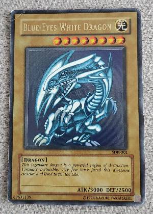 Blue-Eyes White Dragon, graded 7.0