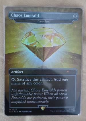 Chaos Emerald - Lotus Petal (7035), graded 9.0
