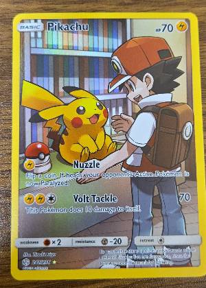 Pikachu (Secret), graded 9.0