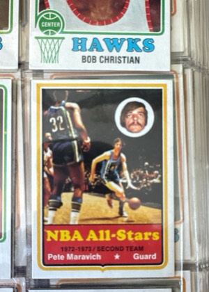 Pete Maravich, graded 8.0