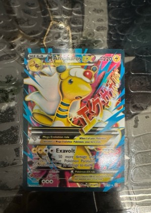M Ampharos EX (88 Full Art), graded 9.0