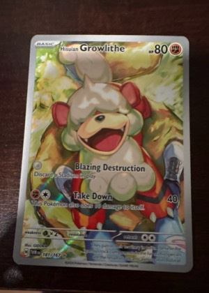 Hisuian Growlithe graded 9