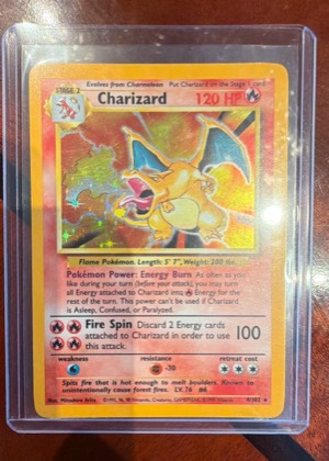 Charizard, graded 7.5