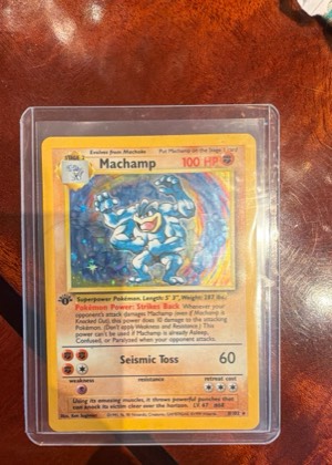 Machamp - 8/102 (Base Set Shadowless), graded 6.5