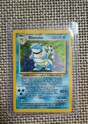 Blastoise, graded 9.0