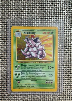 Nidoking, graded 9.0