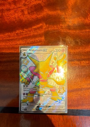 Alakazam ex graded 8.5
