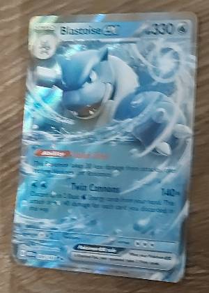 Blastoise ex, graded 7.5
