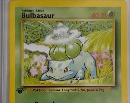 Bulbasaur, graded 9.0