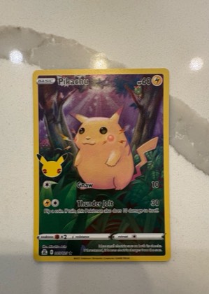 Pikachu #25, graded 8.5