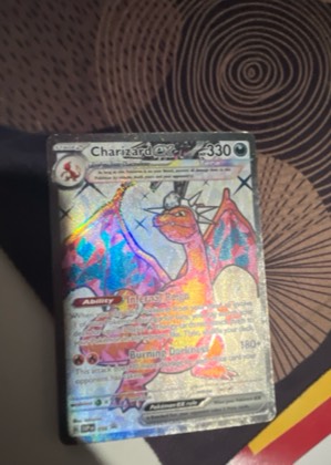 Charizard ex - 056 graded 8