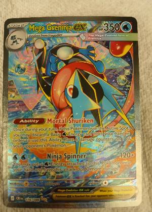 Mega Greninja ex, graded 9.0