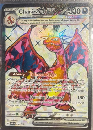 Charizard ex, graded 9.5