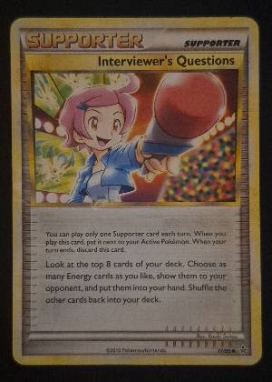 Interviewer's Questions, graded 6.5