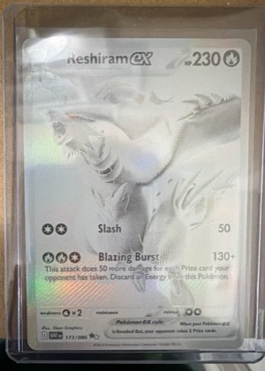 Reshiram ex graded 9