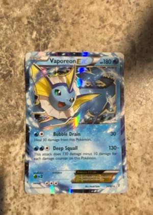 Vaporeon EX, graded 9.0