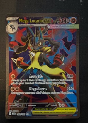 Mega Lucario ex, graded 9.0