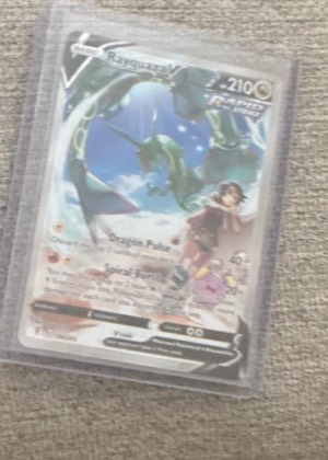 Rayquaza V (Alternate Full Art), graded 8.5