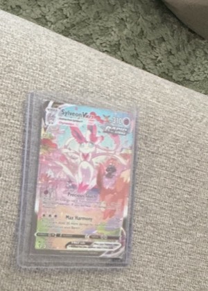 Sylveon V (Alternate Full Art), graded 8.5
